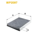 Фільтр салону WIX FILTERS Ford C-Max II/Grand C-Max, Focus III, Kuga II, Tourneo Connect II (WP2097)