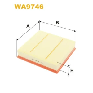 Фільтр повітряний WIX FILTERS Mercedes B (W246) 10/11 (WA9746)