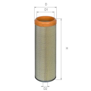 Фільтр повітряний ALPHA FILTER Еталон, TATA, JOHN DEERE 4000-Serie (В-054/2) Вторинний фільтр внутрішній (AF 0750B)