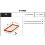 Фільтр повітряний WIX FILTERS Various Mercedes 11-18 (49704)