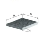 Фільтр салону WIX FILTERS Ford B-max, Ecosport, Fiesta VI (08-), Transit/Tourneo Courier (WP9361)