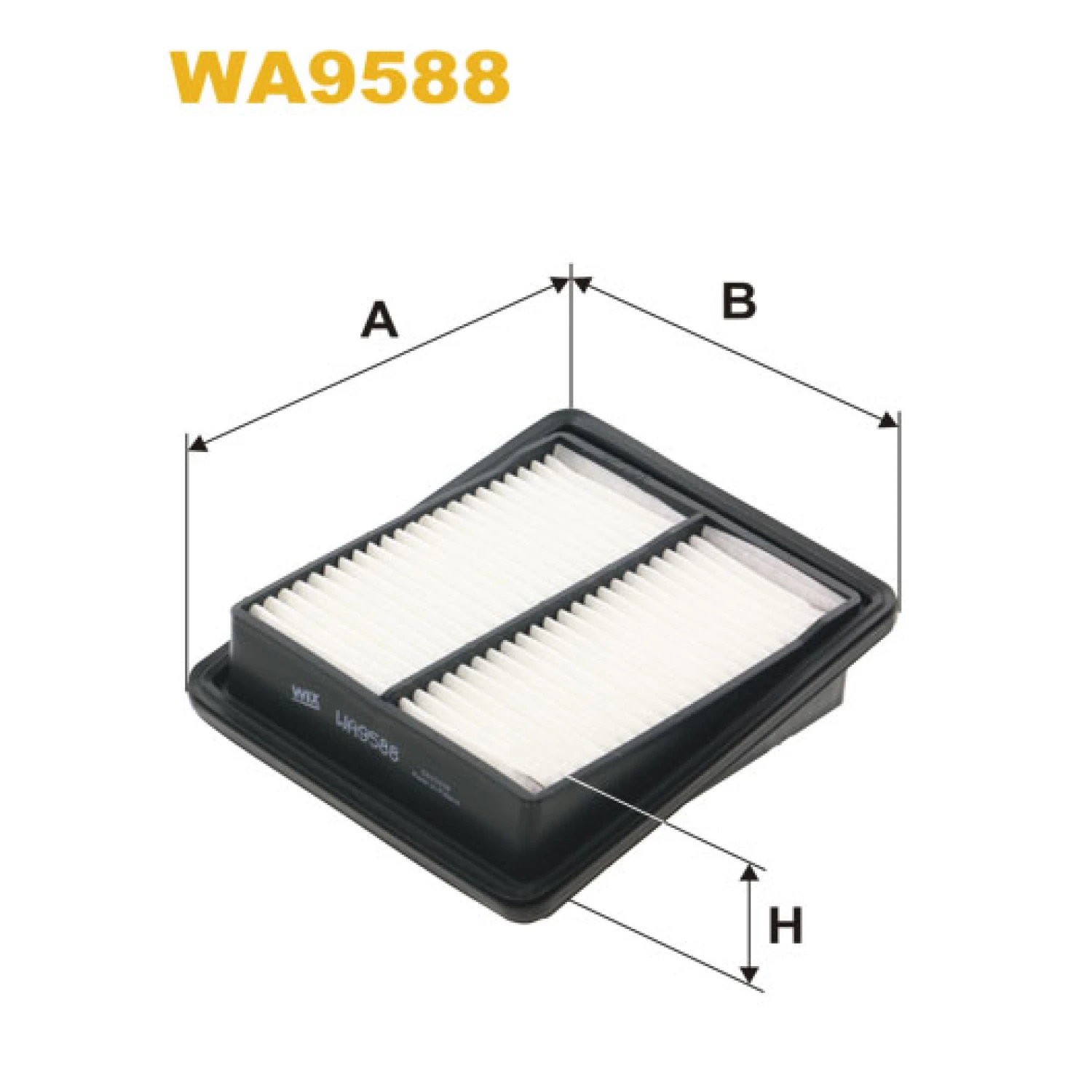 Фільтр повітряний WIX FILTERS Honda Jazz II (WA9588)