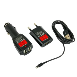 Зарядний пристрій Premium iPhone Micro USB 12/24V 230V