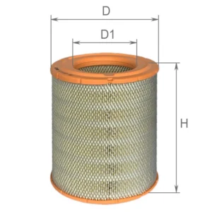 Фільтр повітряний ALPHA FILTER Богдан, Isuzu (AF 0167pe)