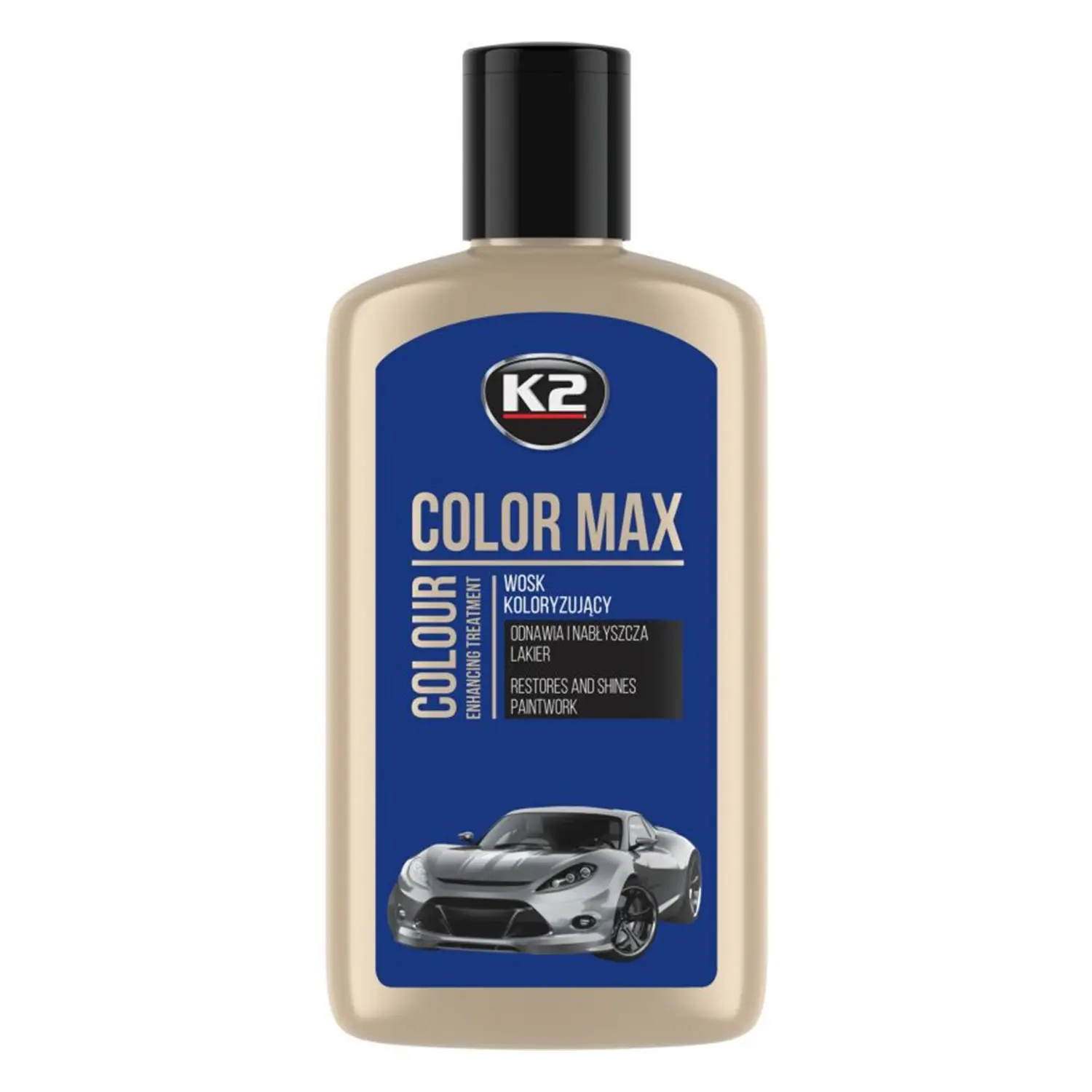 Поліроль восковий для кузова синій 250 мл K2 Max Color (K020BLUE)