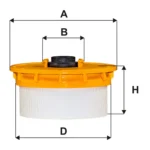 Фільтр паливний WIX FILTERS Lexus, Toyota (WF8503)