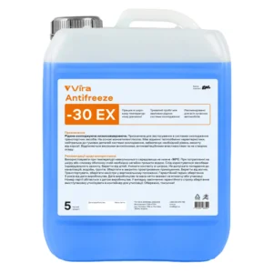 Рідина охолоджуюча VIRA Antifreeze ЕХ -30 °C синя 5 кг (VI0081)