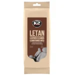 Серветки вологі для очищення шкіряної оббивки 24 шт K2 Letan Leather (K210)