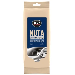 Серветки вологі для очищення скла та скляних поверхонь 24 шт K2 Nuta Wipes (K500)