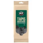 Серветки вологі для очищення тканинної оббивки 24 шт K2 Tapis Wipes (K212)
