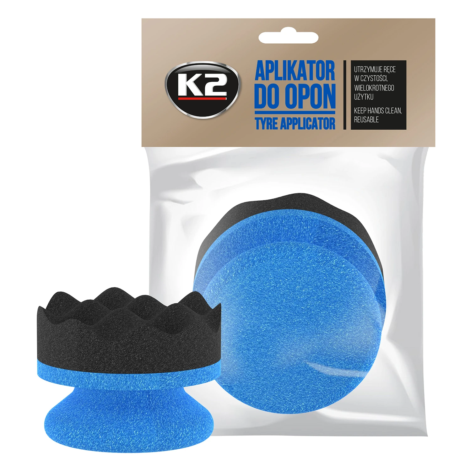 Губка для полірування шин K2 Tyre Аpplicator (K720)