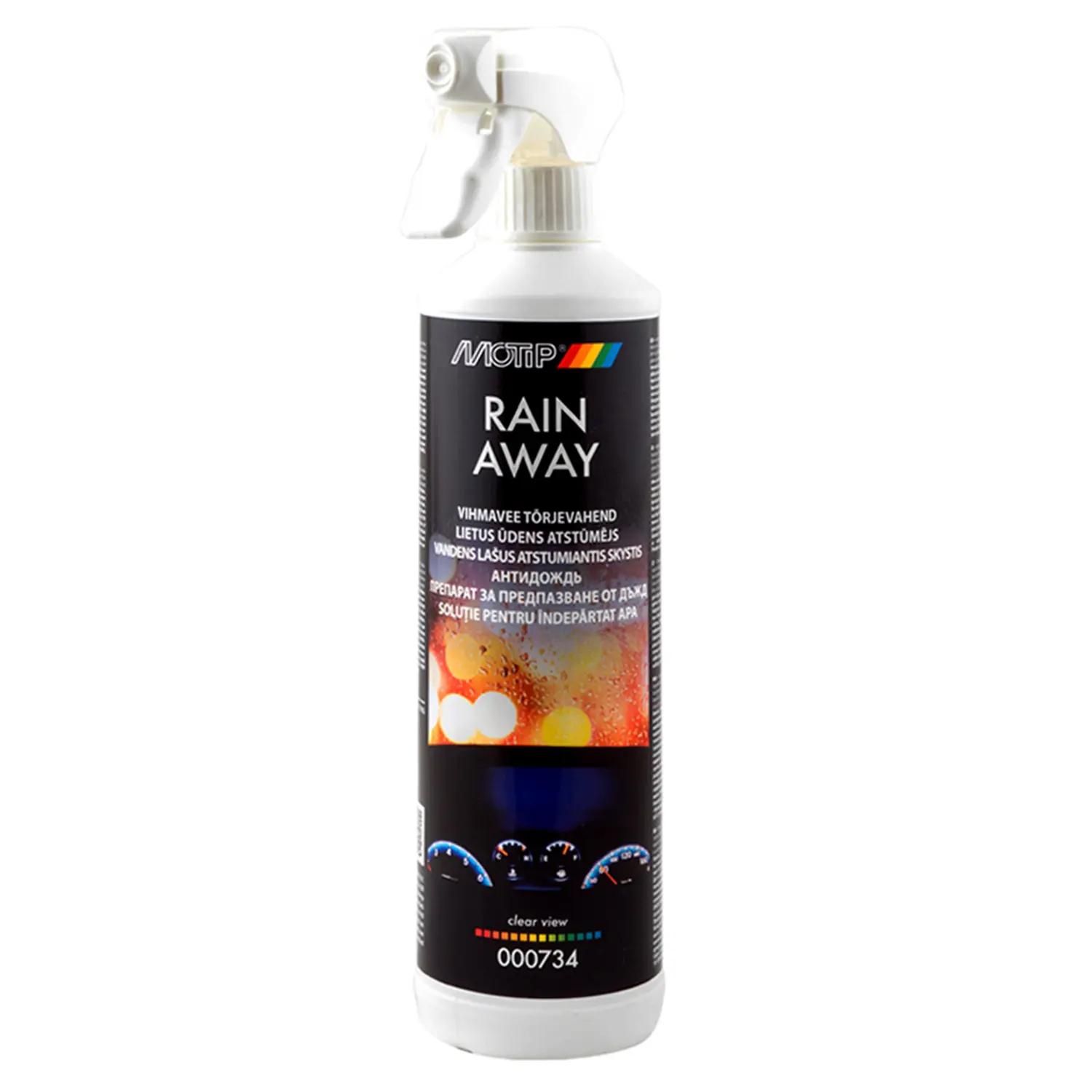 Очищувач для скла MOTIP Rain Away антидощ 500 мл (000734BS)