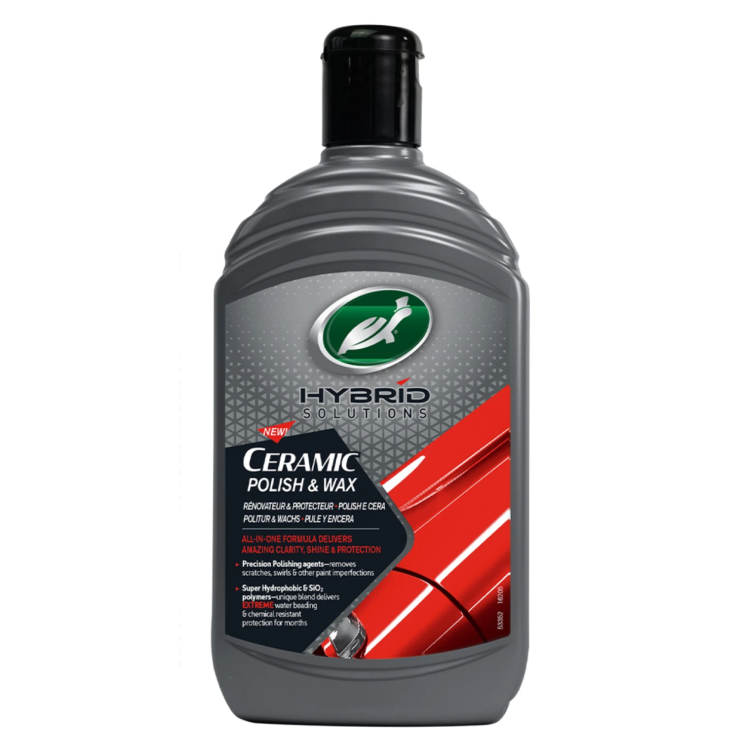 Поліроль-реставратор для кузова TURTLE WAX Ceramic Polish & Wax з керамікою 500 мл (53352)