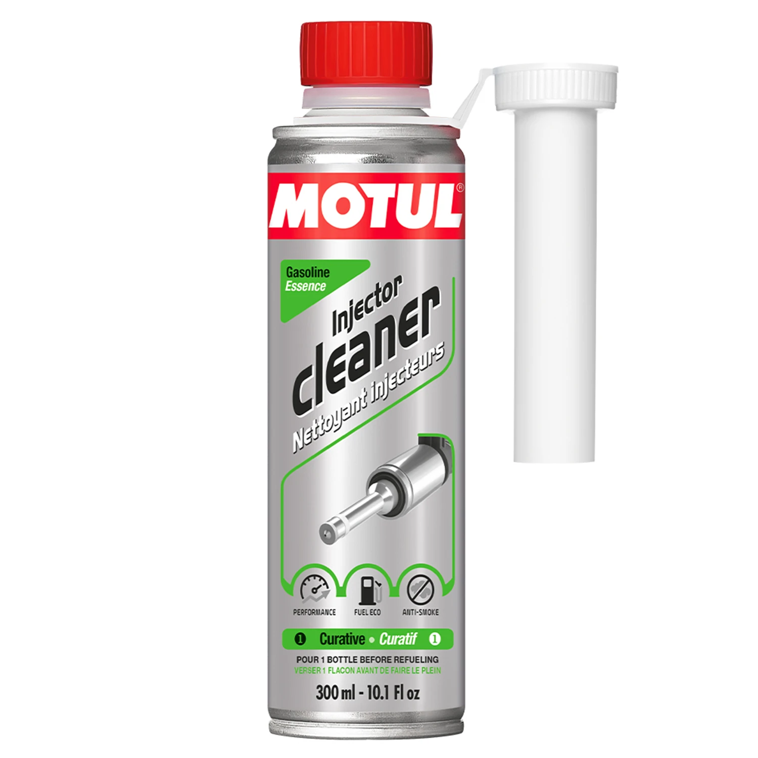 Присадка для очищення інжекторів та паливної системи MOTUL Injector Cleaner Gasoline 300 мл (107809/101015)