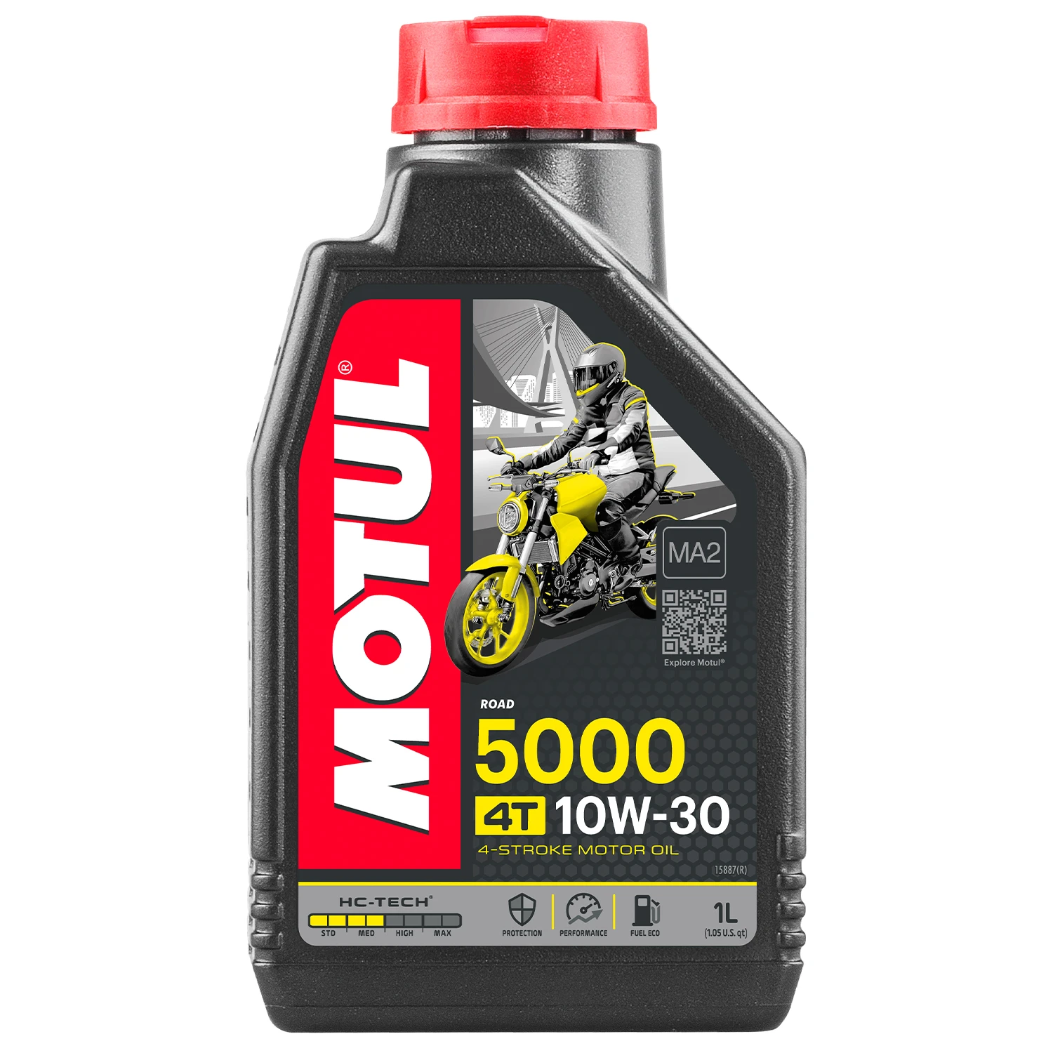 Олива моторна MOTUL 5000 4T 10W-30 1 л (106183/837811)