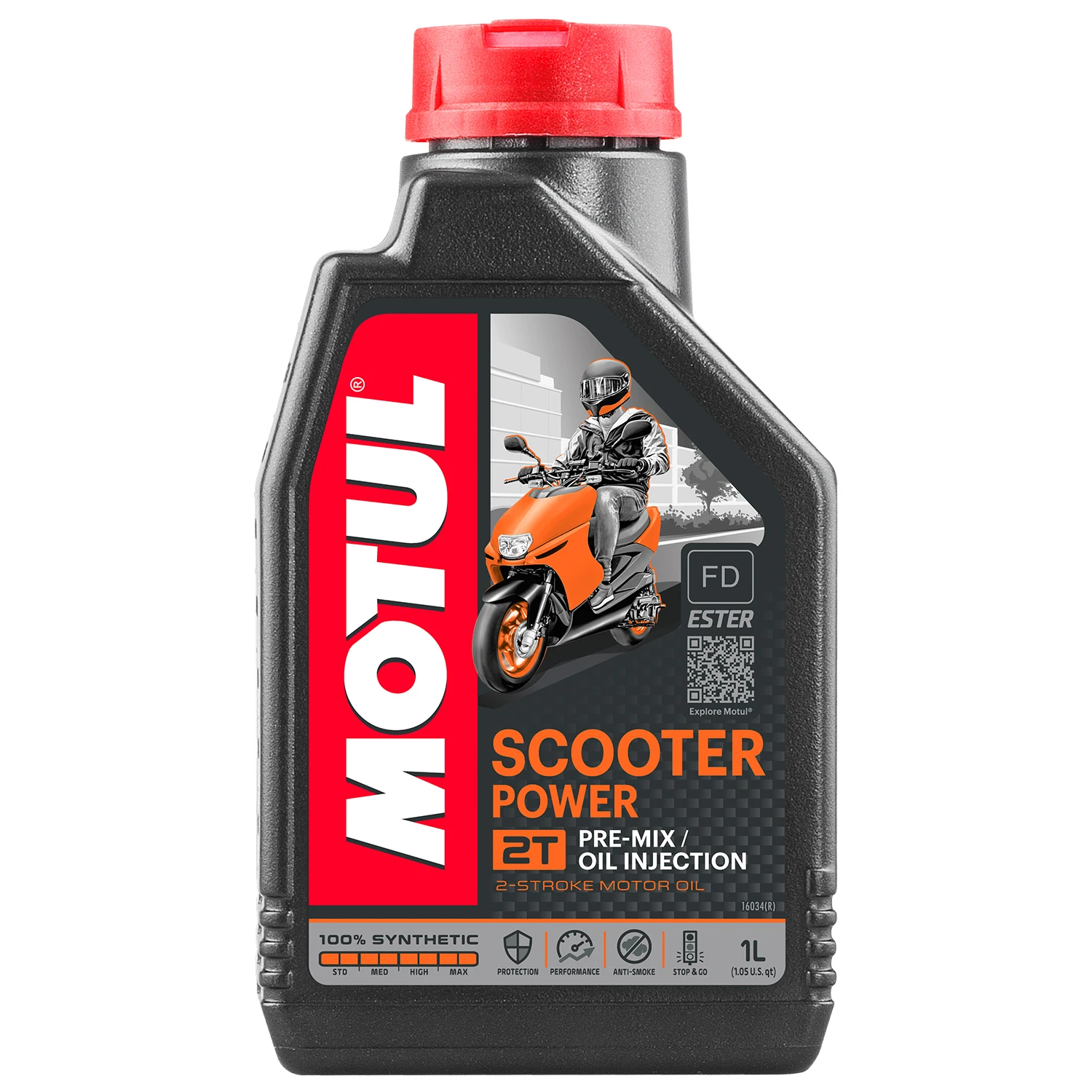 Олива моторна MOTUL Scooter Power 2T TC 1 л (105881/832101)