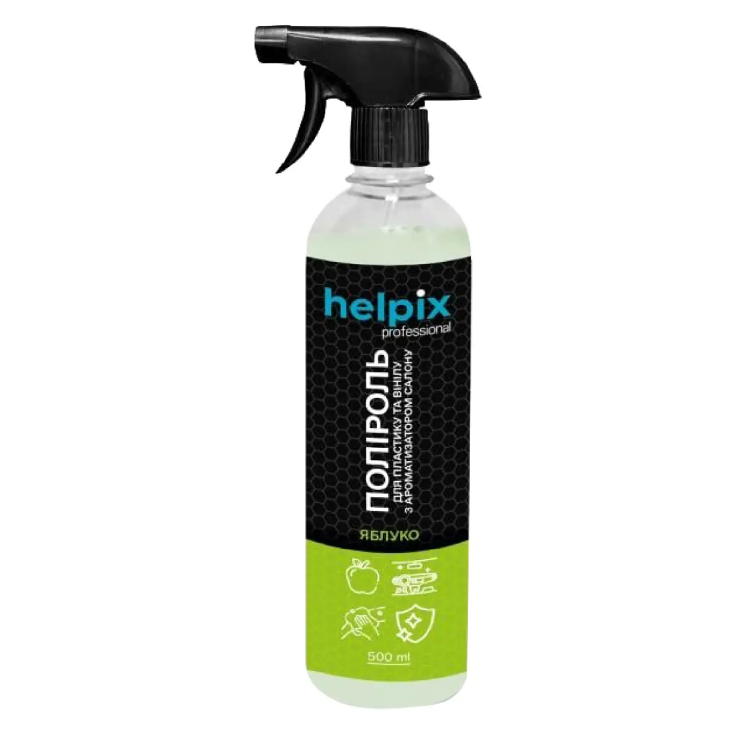 Поліроль HELPIX Professional для пластику і вінілу Яблуко 500 мл (4823075801411)
