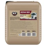 Олива моторна К2 20W-50 CI-4 20 л (O41420E)
