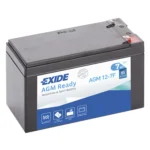 Акумулятор EXIDE AGM 12V 7Ah 85A 150 мм х 65 мм х 95 мм (AGM12-7F)