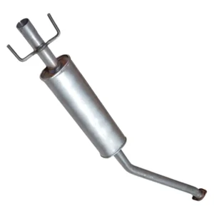 Резонатор ТМК Opel Astra G 1.4i 16V 04/98-/9/04 1.6i 8V 4/98-9/00 чорний метал (17.530) (460)