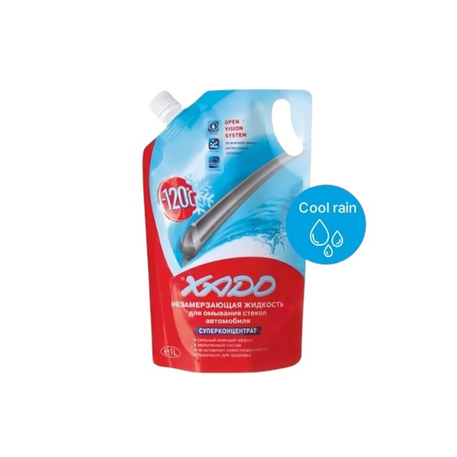 Омивач скла зимовий XADO -120 ⁰С Cool Rain концентрат 1 л (XA 50011_1)