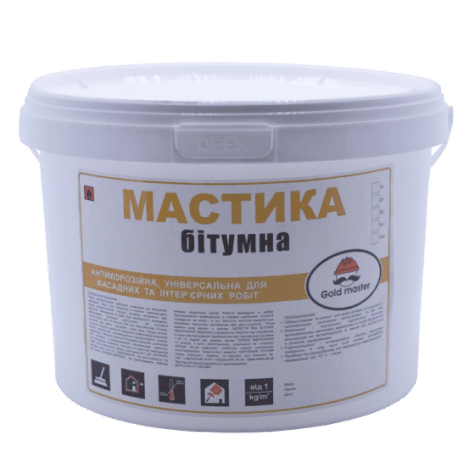 Мастика бітумна банка 3 кг