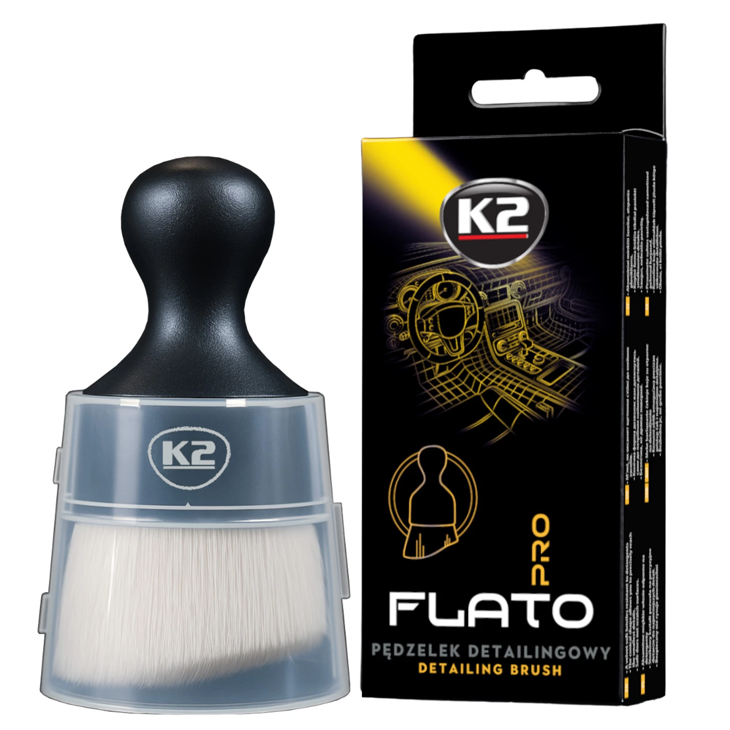 Щітка для детейлінга K2 Flato PRO(D7041)