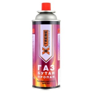 Газовий цанговий балон (картридж) X-TREME ізобутан-бутан-пропан 400 мл/227 г