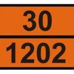 Інформаційна табличка ADR "Дизель 30-1202" Bicma Цинк Італія (2602991101)