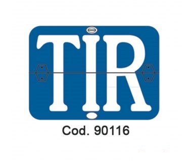 Информационная табличка "TIR" Bicma Алюминий Италия (2602990116)