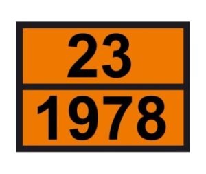 Информационная табличка ADR "Пропан 23-1978" Bicma Bicma Цинк Италия (2602991105)