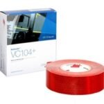 Светоотражающая лента для твердой поверхности (красная) ORAFOL VC104+ Orafol Красная (2500900001)