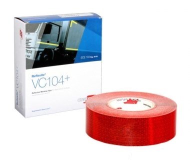 Светоотражающая лента для твердой поверхности (красная) ORAFOL VC104+ Orafol Красная (2500900001)