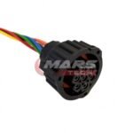 Розетка для подключения фонаря прицепа 7-pin AMP 1.5 Mars AMP 1,5 Турция (2404680049)