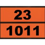Інформаційна табличка ADR "Бутан 23-1011" Bicma Цинк Італія (2602991113)