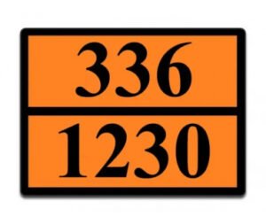 Інформаційна табличка ADR "Метанол 336-1230" Bicma Цинк Італія (2602991773)