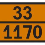 Інформаційна табличка ADR "Спирт етиловий 33-1170" Bicma Цинк Італія (2602991756)