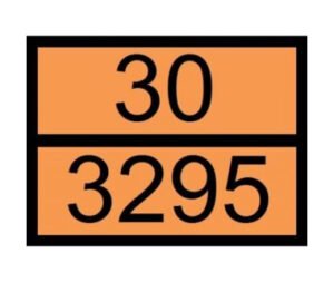 Информационная табличка ADR "Дистиллят газового конденсата 30-3295" Bicma Bicma Цинк Италия (2602991143)