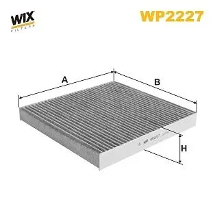 Фільтр салону DODGE, JEEP, WIX FILTERS (WP2227)