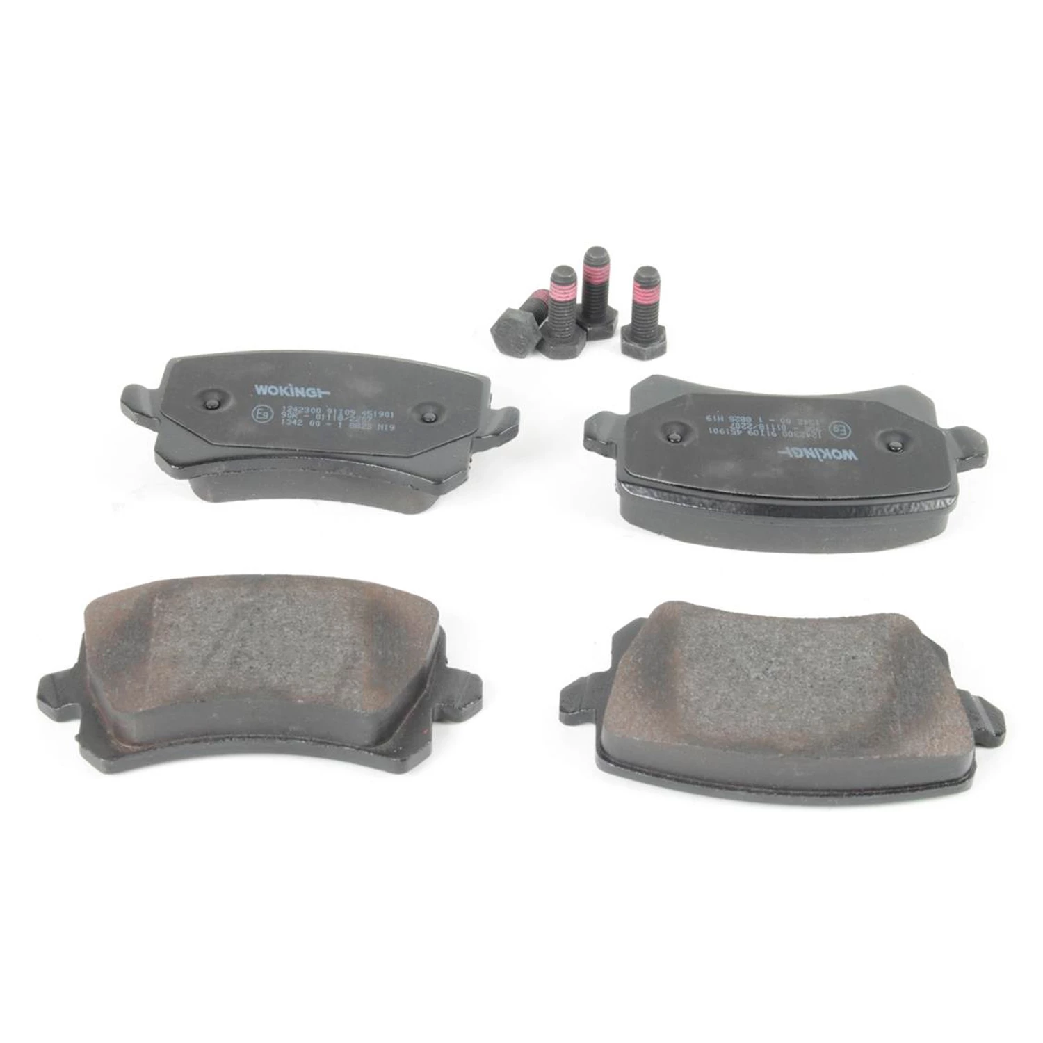 Гальмівні колодки Audi A6/Q3; Seat Alhambra/Toledo; VW CC B7/Jetta, Passat Alltrack B7/Passat B6/B7 дискові (WOKING P12423.00)