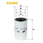 Фільтр оливи WIX FILTERS DAF LF, IVECO Euro Cargo I / II, Solaris Bus (92095E)
