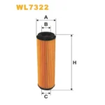 Фільтр оливи WIX FILTERS Mercedes C (W203/C203/T203), C (W204/S204), CLC (CL203), CLK (A/C209), E (WL7322)
