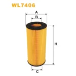 Фільтр оливи WIX FILTERS BMW Serie 3 (E46), Serie 3 (E90/E91/E92/E93), Serie 5 (E60/E61), Serie 6 (WL7406)