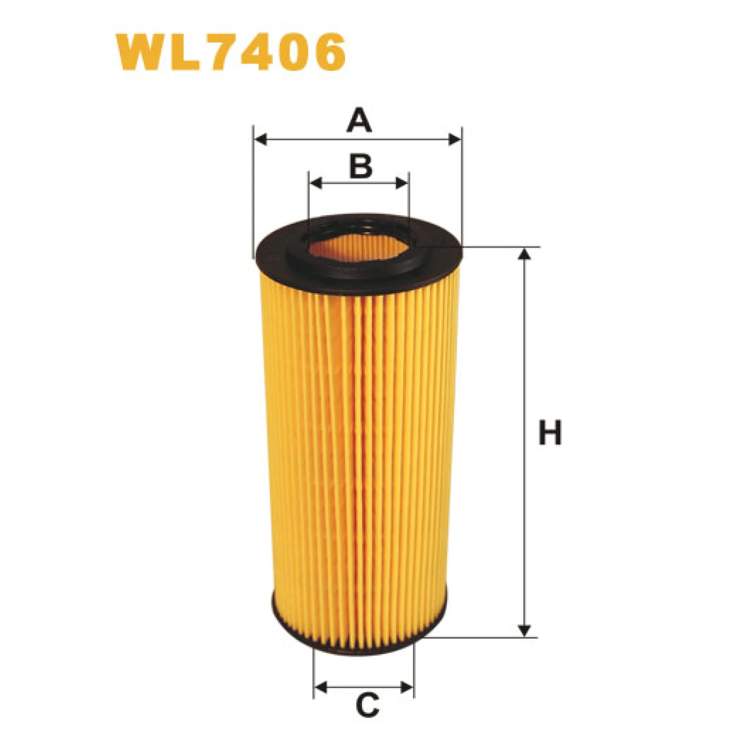 Фільтр оливи WIX FILTERS BMW Serie 3 (E46), Serie 3 (E90/E91/E92/E93), Serie 5 (E60/E61), Serie 6 (WL7406)