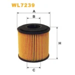 Фільтр оливи WIX FILTERS Smart Fortwo II, Roadster, Smart (WL7239)