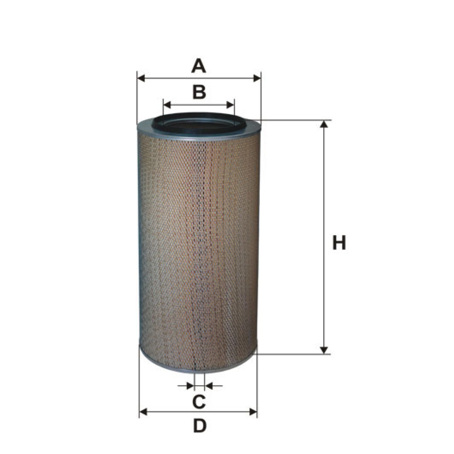 Фільтр повітряний WIX FILTERS Kraz-Maz (93380E)
