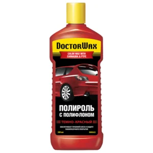 Поліроль кузова з поліфлоном Doctor Wax темно-червона 300 мл (DW8425)