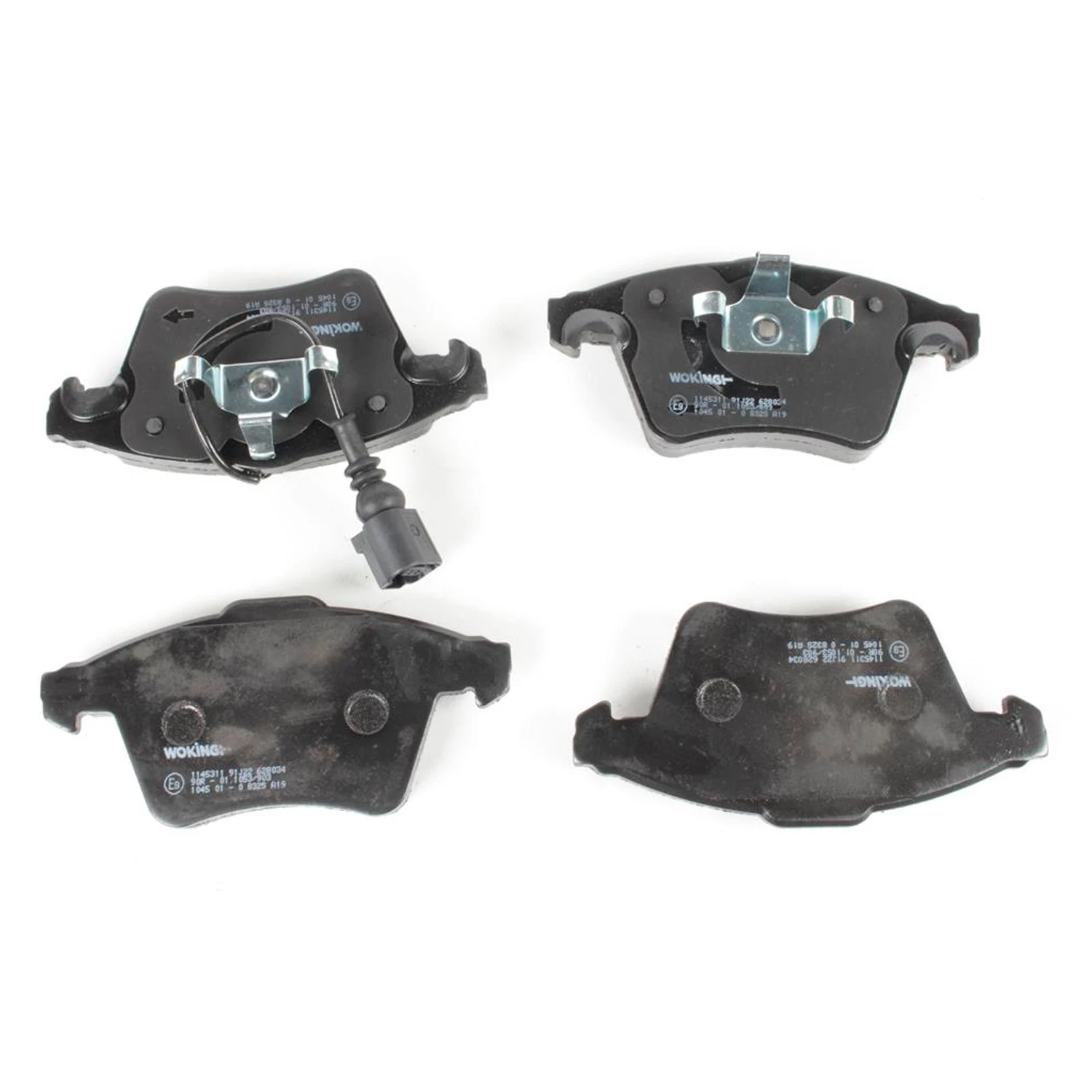 Гальмівні колодки VW California T5/T6, Multivan T5/T6, Transporter T4-T6 передні дискові 10.92-08.24 ( WOKING P11453.11)