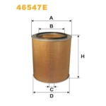 Фільтр повітряний WIX FILTERS Volvo N 10, N 12, N 7, NL, Atlas AB 04 (46547E)