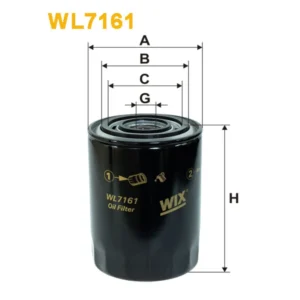 Фільтр оливи WIX FILTERS Opel Arena, Movano A, Renault Laguna I, Master, Safrane, Vauxhall Arena, (WL7161)